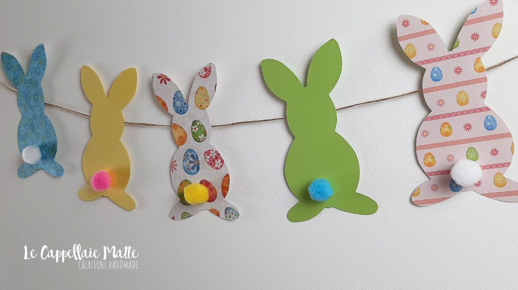 Ghirlanda di coniglio pasquale per porta anteriore coniglio con orecchie A decorazione da parete per regali pasquali ladro di Pasqua decorazioni per la casa ghirlanda a forma di coniglio rosa