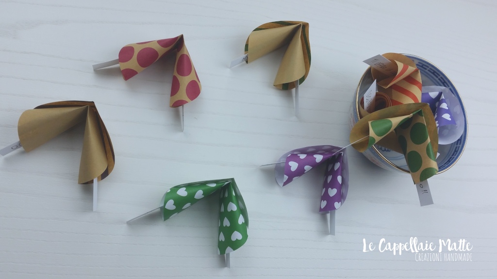 Biscotti della fortuna origami